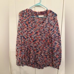 Loft women’s colorful sweater small